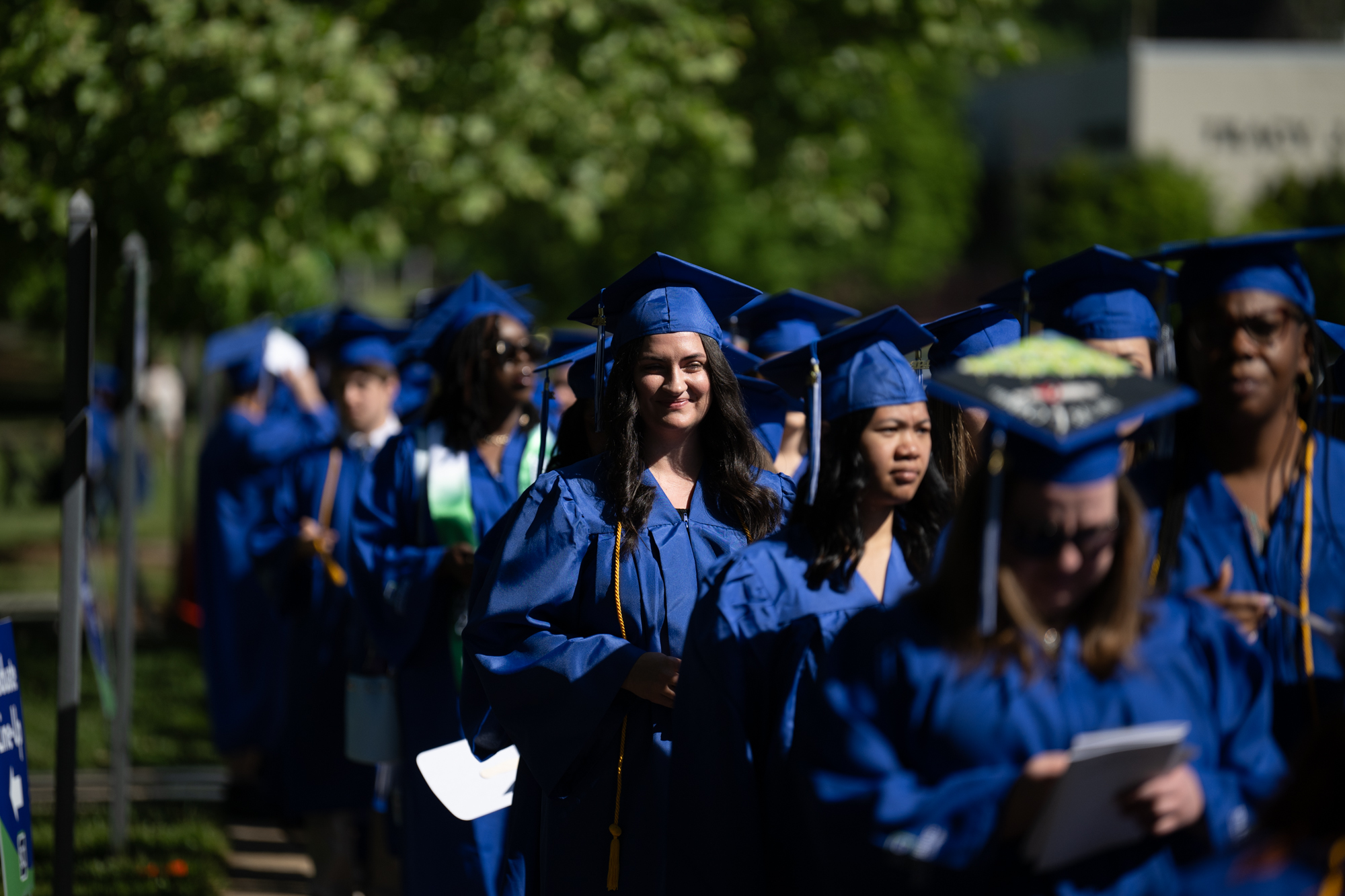 girl at graduation